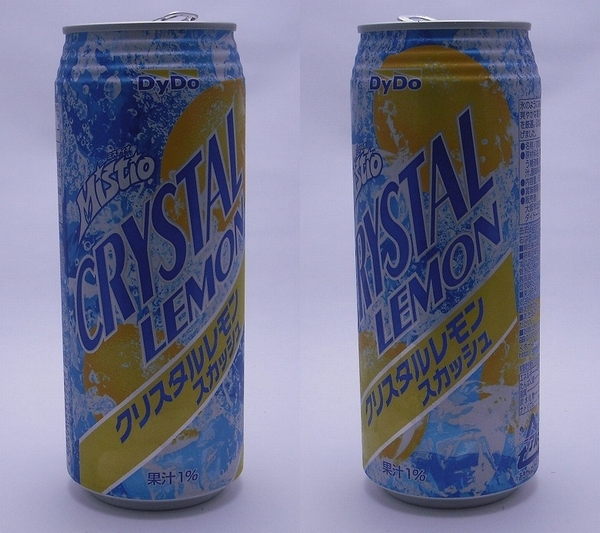 ミスティオ　クリスタルレモンスカッシュ 500ml缶（2011/10現在）